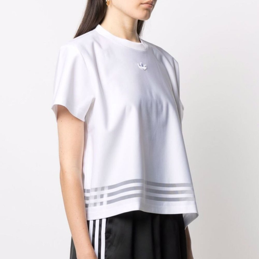 Adidas originals Casual Breathable Sports Short Sleeve White T-Shirt